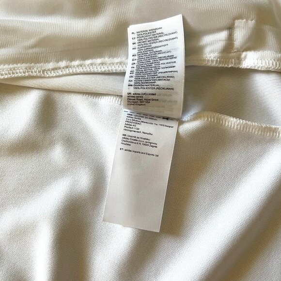 Adidas White 3 stripes full zip Jacket S - Picture 9 of 11